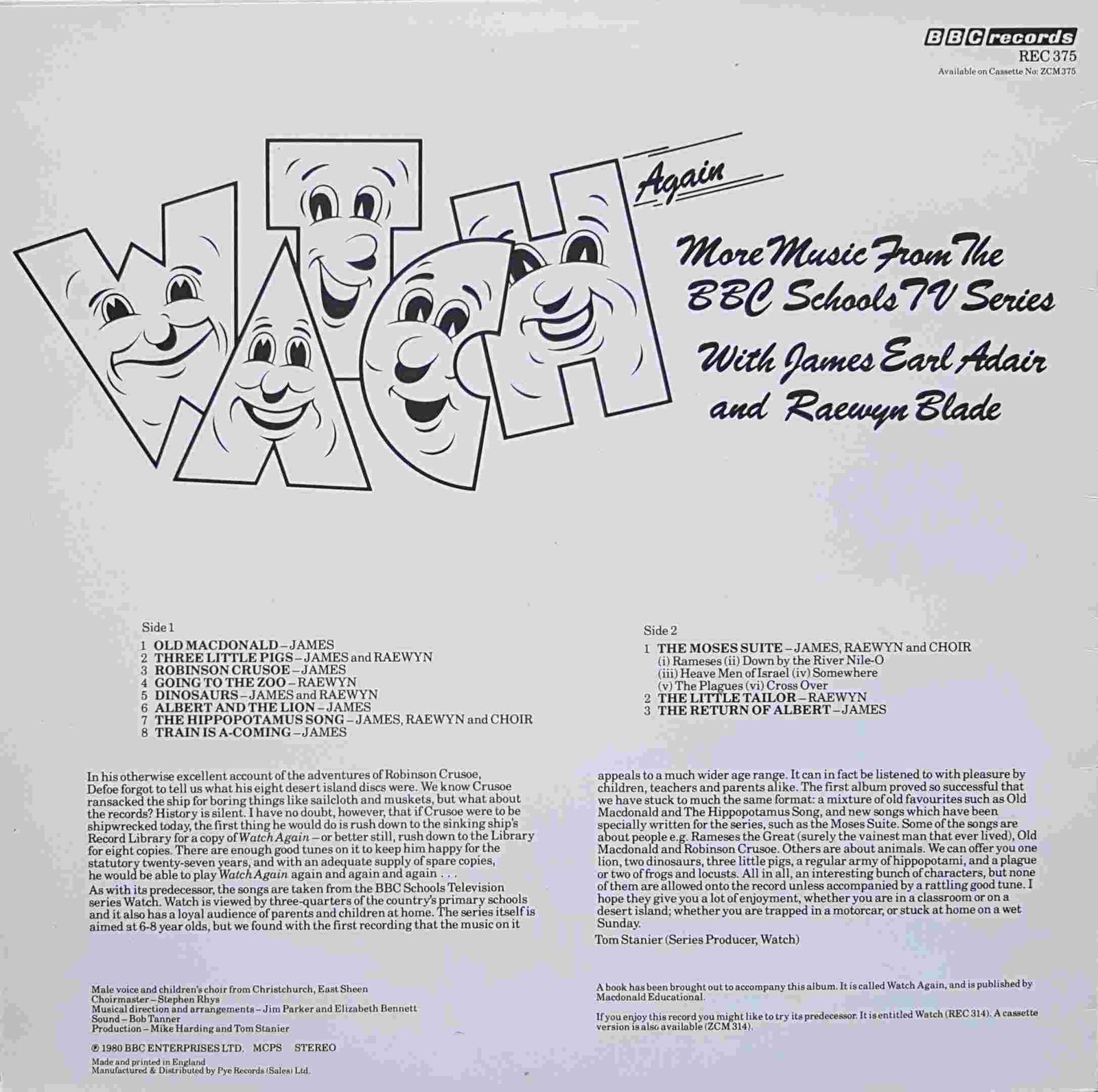 Back cover of REC 375